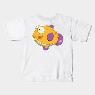 Cute Puffer fish Kids T-Shirt